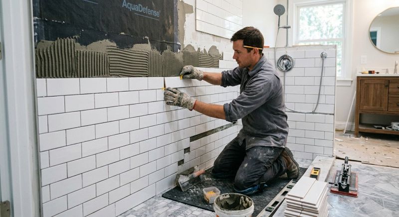 Tile Shower Installation in Alpharetta, GA